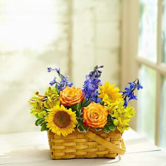 Blooming Basket Arrangement