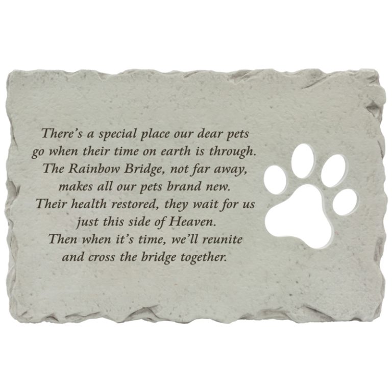 Rainbow Bridge Comfort Plaque