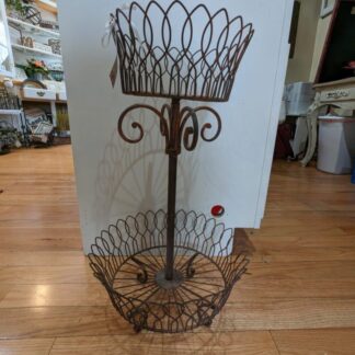 Antique Garden 2 Tier Garden Basket