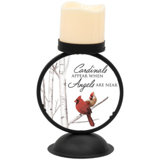 Cardinals Appear LED Candle Holder