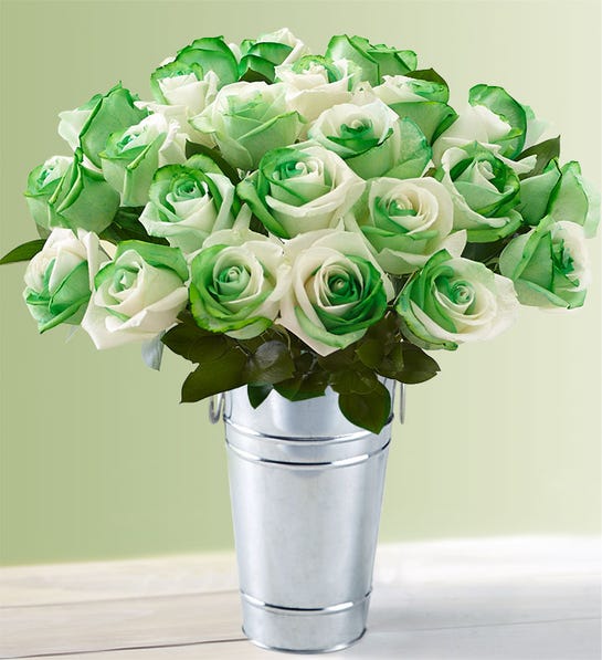 St. Patrick's Day Roses