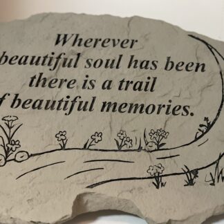"whenever a" - garden stone