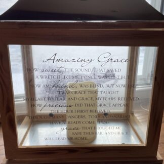 Amazing Grace Large Lantern
