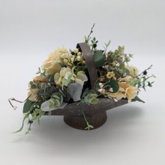 Antique Metal Basket