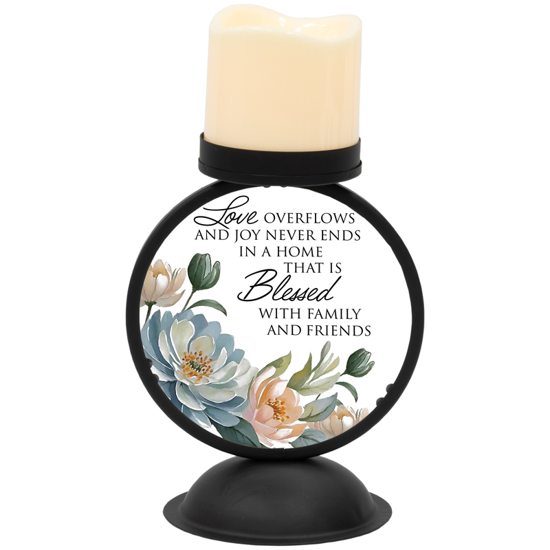 Love Overflows LED Candle Holder