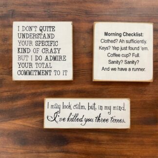 wall/tabletop signs