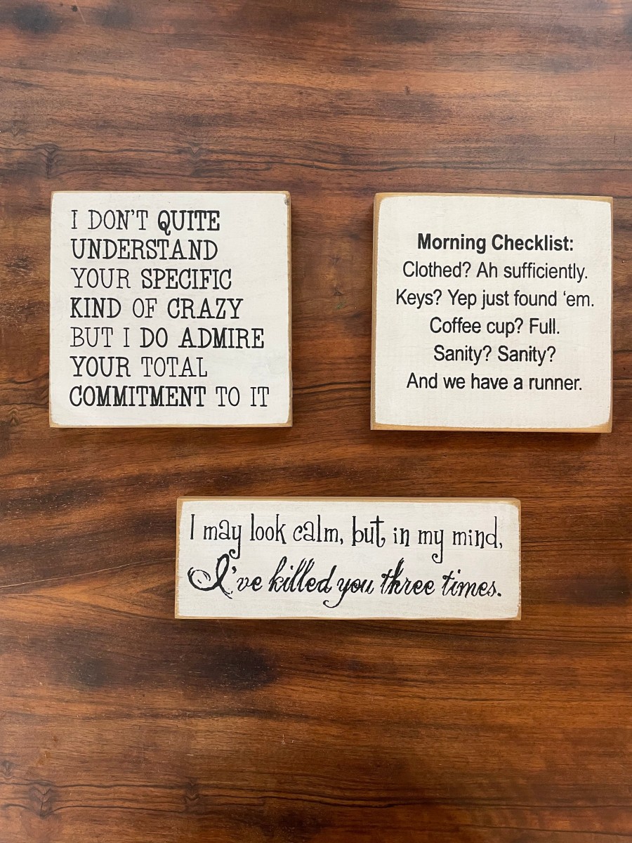wall/tabletop signs