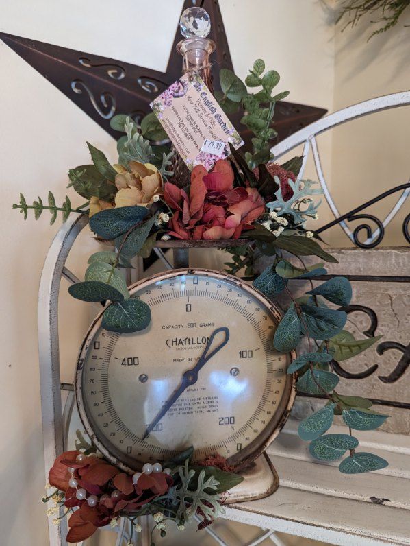 Antique Decorated Scale