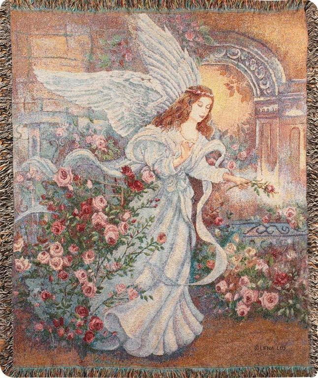 Watching Angel Sympathy Tapestry