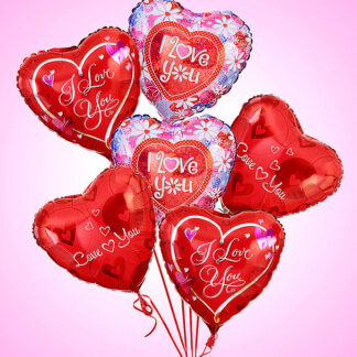 6 I Love You Balloons