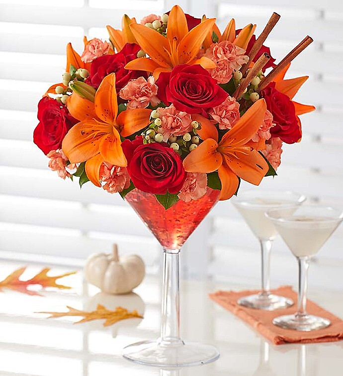 Martini Bouquet Spice arranged by a florist in Mokena, IL An English