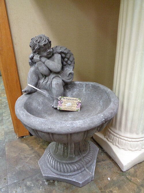 Angel With Birdbath
