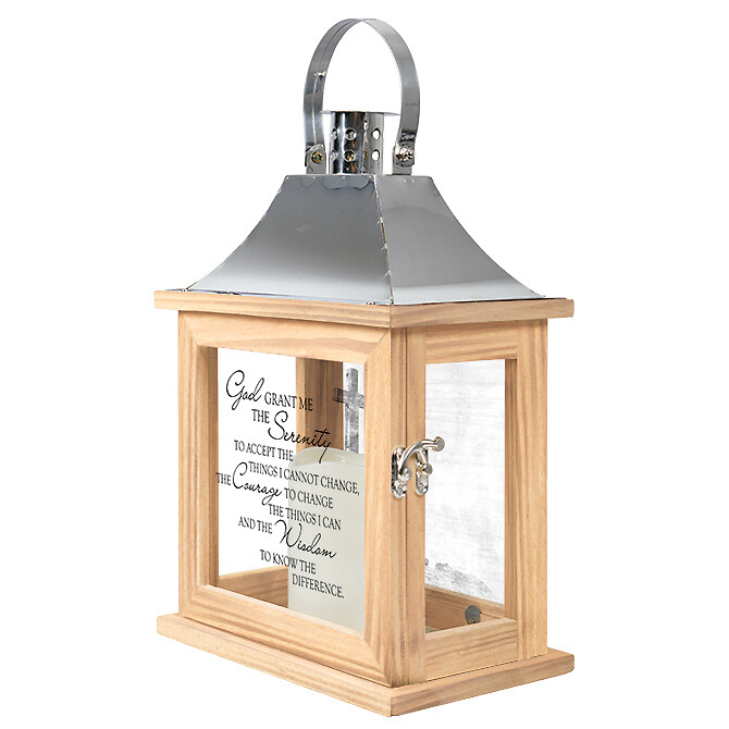 &quot;serenity prayer&quot; lantern