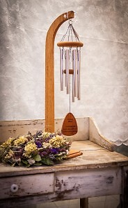 MEDIUM WIND CHIME &amp; STAND SYMPATHY