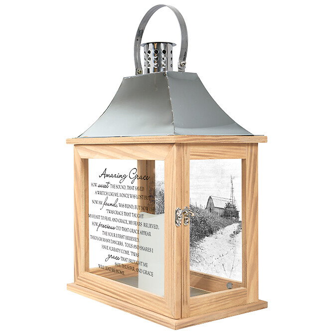 &quot;amazing grace&quot; large lantern