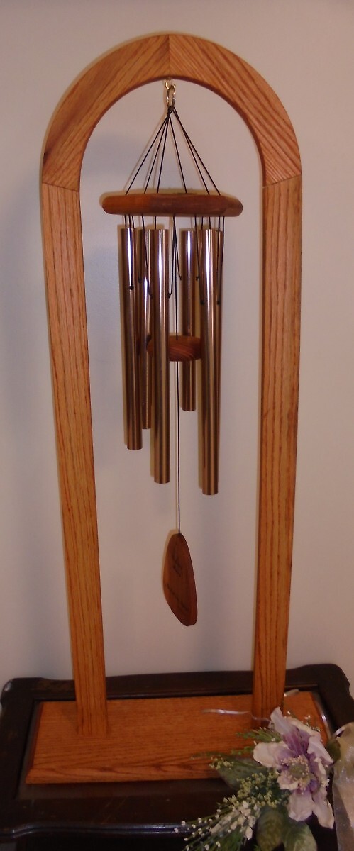 Large Cathedral Sympathy Wind Chime &amp; Stand