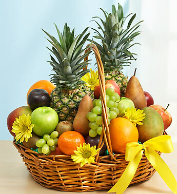 Deluxe All Fruit Basket for Sympathy