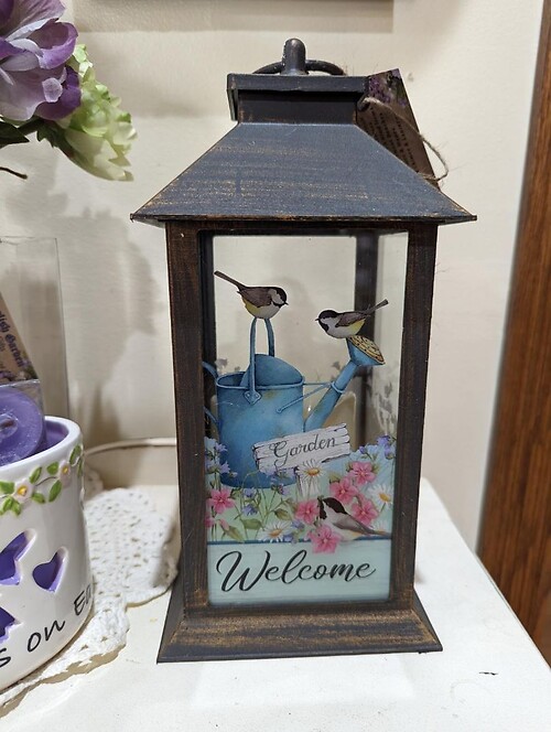 Welcome Garden Lantern