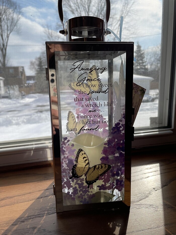 small amazing grace lantern