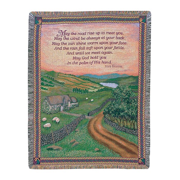 Irish Blessings Tapestry Blanket