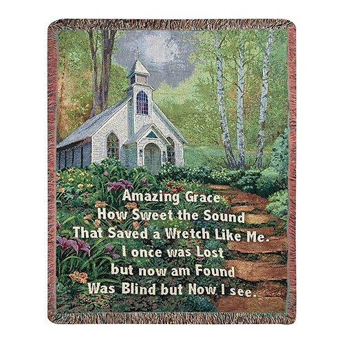 Amazing Grace Tapestry Blanket
