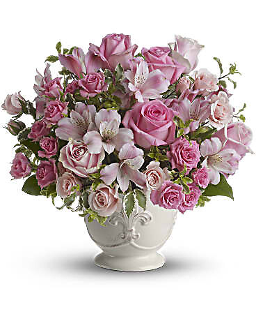 Teleflora&#039;s Pink Potpourri Bouquet with Roses